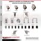 Service Caster 3 Inch 316SS Maroon Polyurethane Swivel 1-3/4 Inch Expanding Stem Caster Set SCC SCC-SS316EX20S314-PPUB-MRN-134-4 - alternate 4